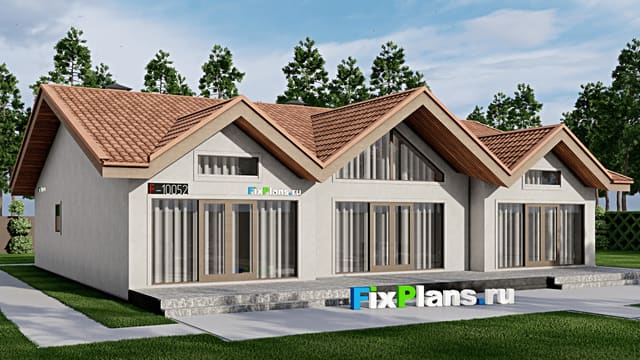 Одноэтажный дом F-10052