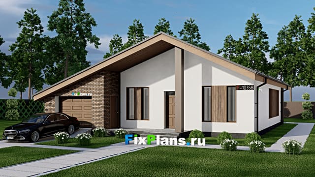 Одноэтажный дом F-10358