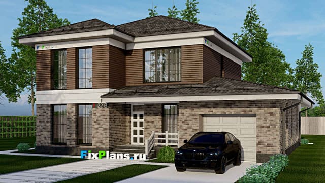 Двухэтажный дом F - 2213